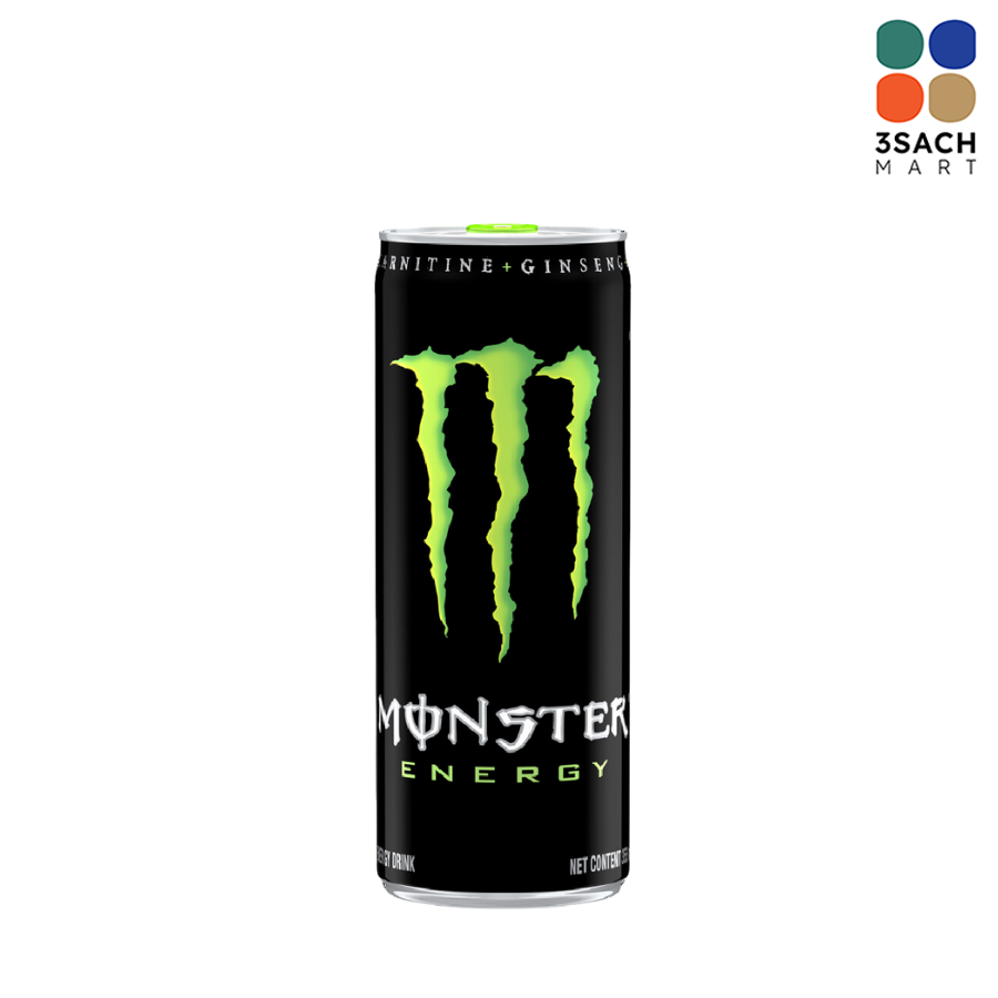 Nước Tăng Lực Monster Green Sleek (Lon 355ml) 