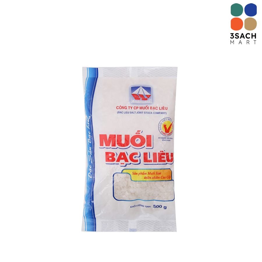  Muối Hột Bạc Liêu DH Foods (Gói 500g) 