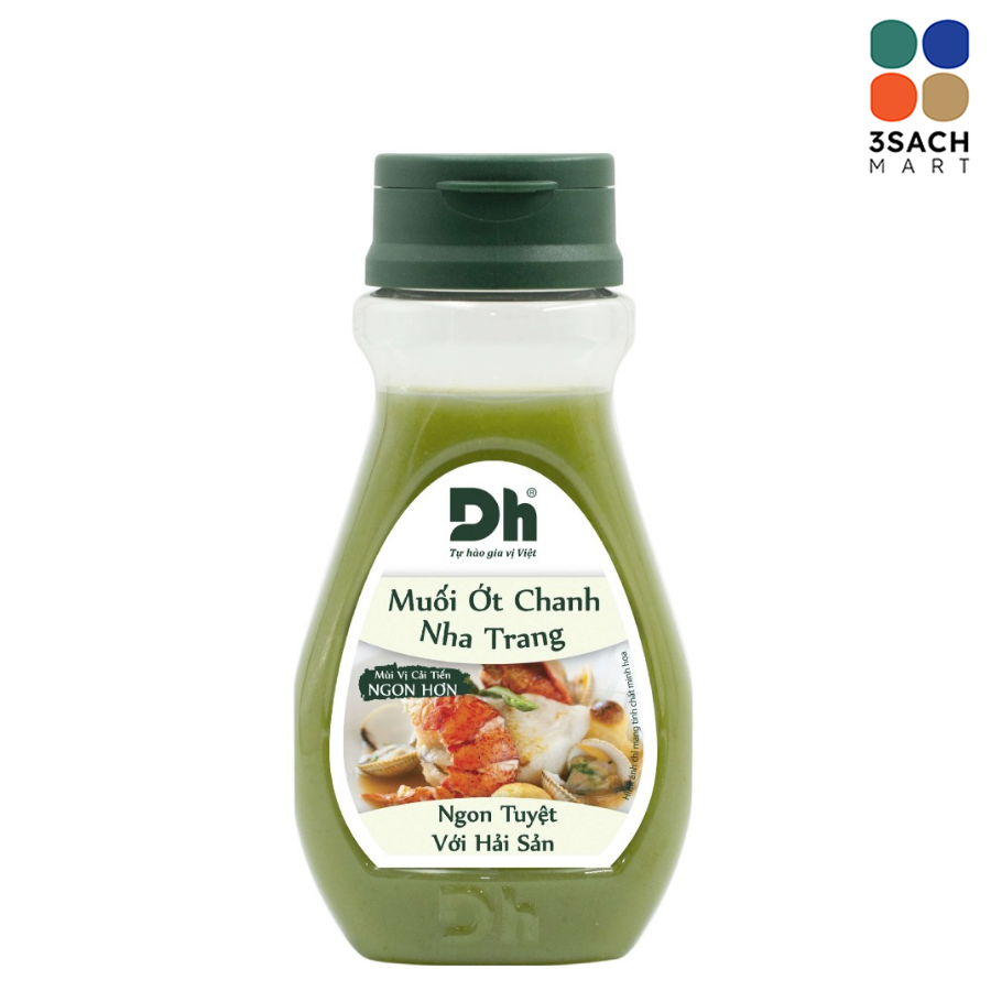  Muối Ớt Chanh Nha Trang DH Foods Xanh (Chai 120g) 