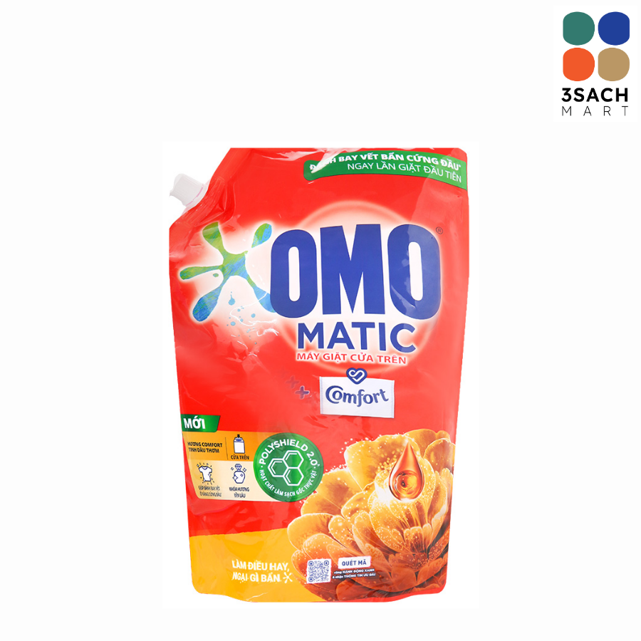  Nước Giặt Omo Comfort Tinh Dầu Thơm (Túi 2kg) 