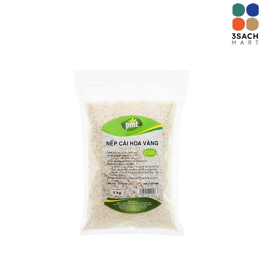  Nếp Cái Hoa Vàng PMT (Gói 1kg) 