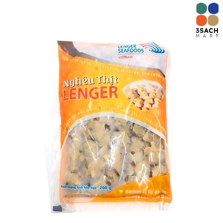  Nghêu Thịt Lenger 200g (Túi) 