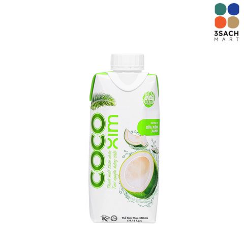  Nước Dừa Xiêm Xanh Cocoxim (Chai 330ml) 