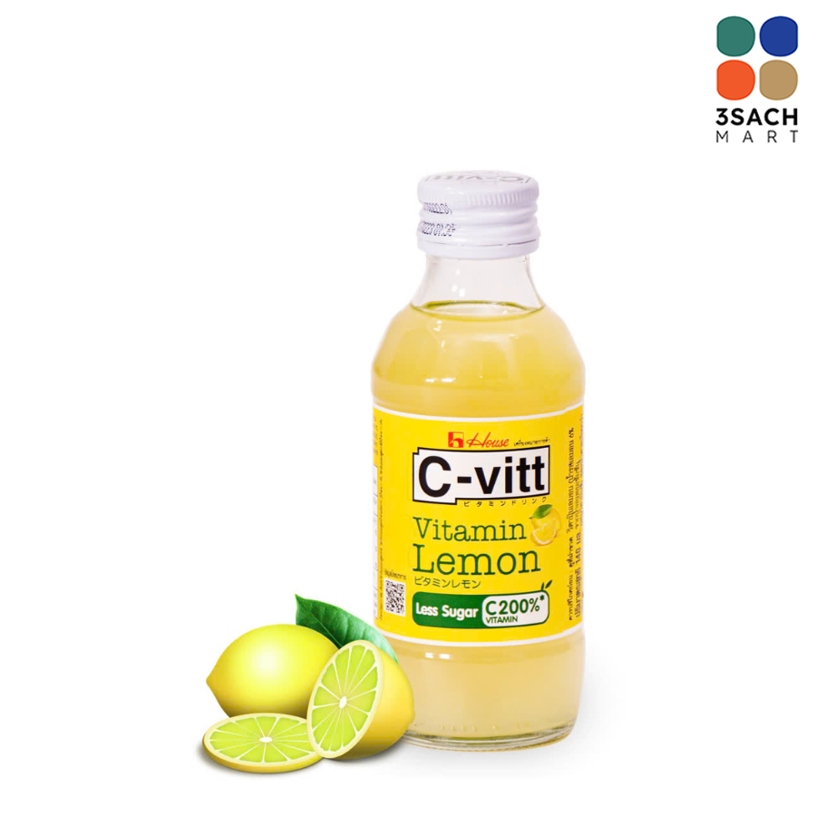  Nước Chanh Bổ Sung Vitamin C Cvitt (Chai 140ml) 