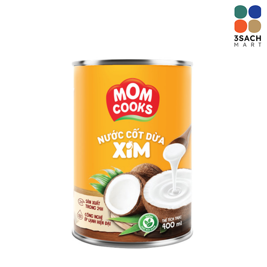  Nước Cốt Dừa Xim Mom Cooks (Hộp 400ml) 