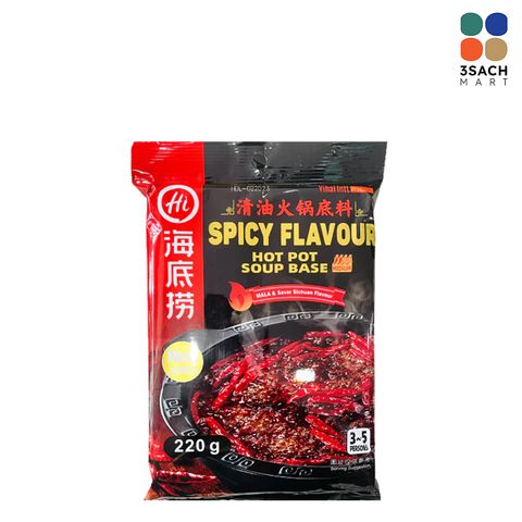  Cốt Lẩu Cay Mala Haidilao (Gói 220g) 