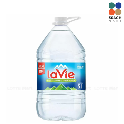  Nước Khoáng Thiên Nhiên Lavie (Chai 5L) 