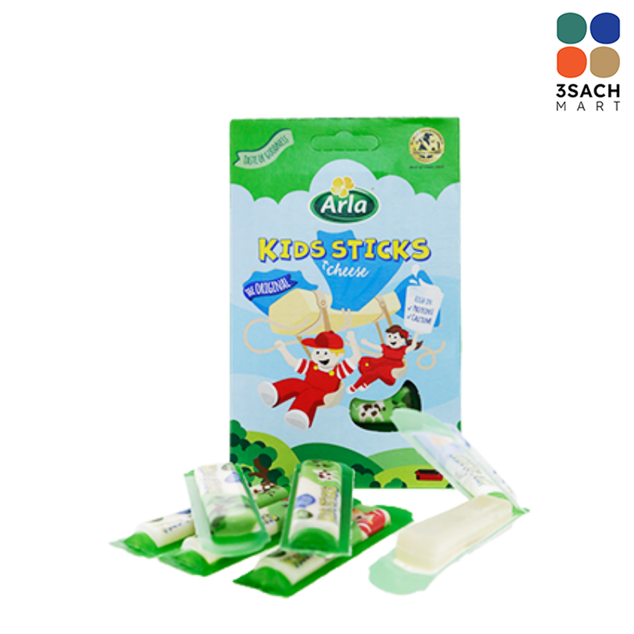  Phô Mai Que Kids Arla (Hộp 6x18g) 