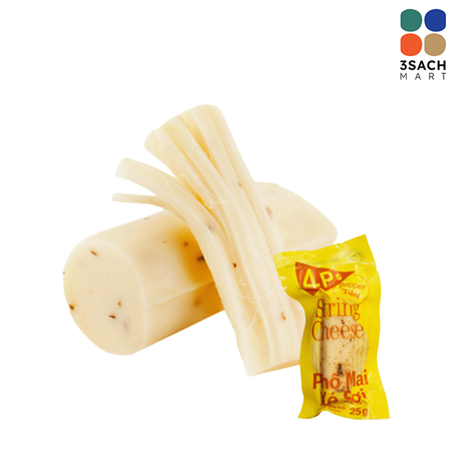  Phô Mai Xé Sợi Vị Tiêu 4P's 25g 