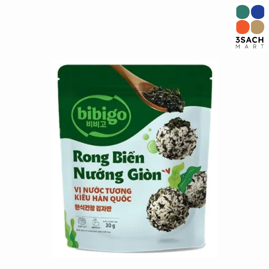  Rong Biển Rắc Cơm Giòn Nước Tương Bibigo (Gói 30g) 