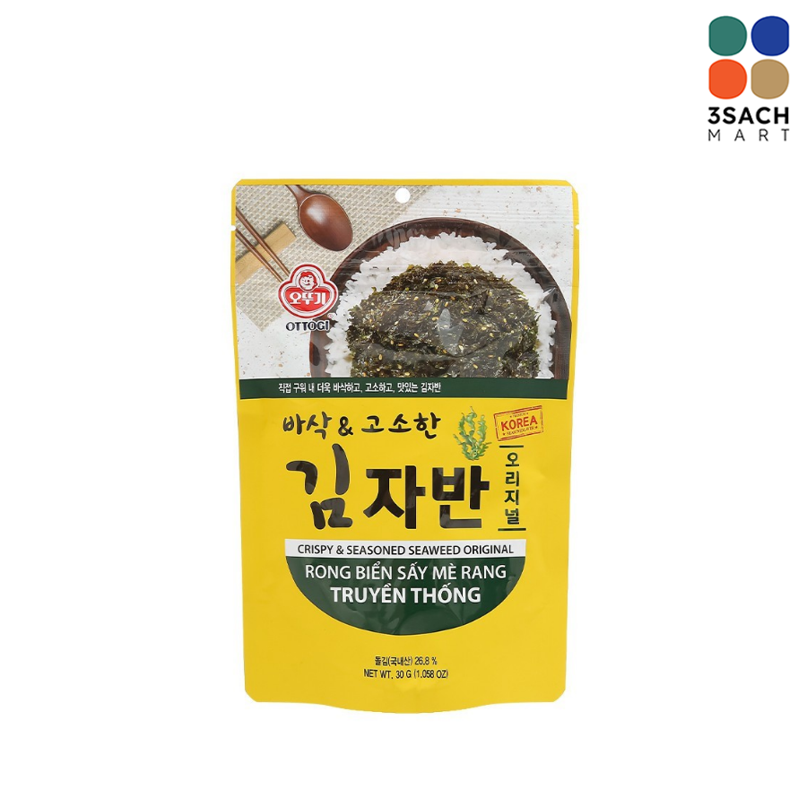  Rong Biển Sấy Truyền Thống Ottogi (Gói 30g) 