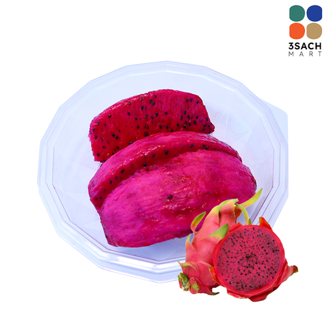  [RTE] Thanh Long Ruột Đỏ Cắt Sẵn (300G) 