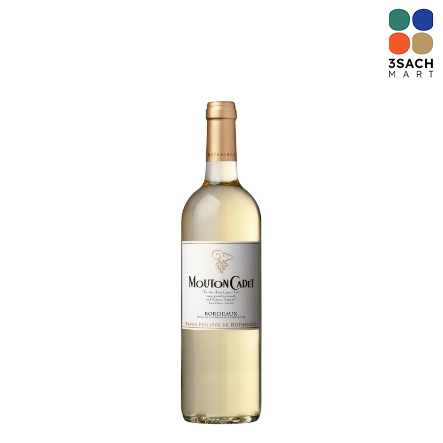  Rượu Vang Trắng Mouton Cadet White 12% (Chai 750ml) 