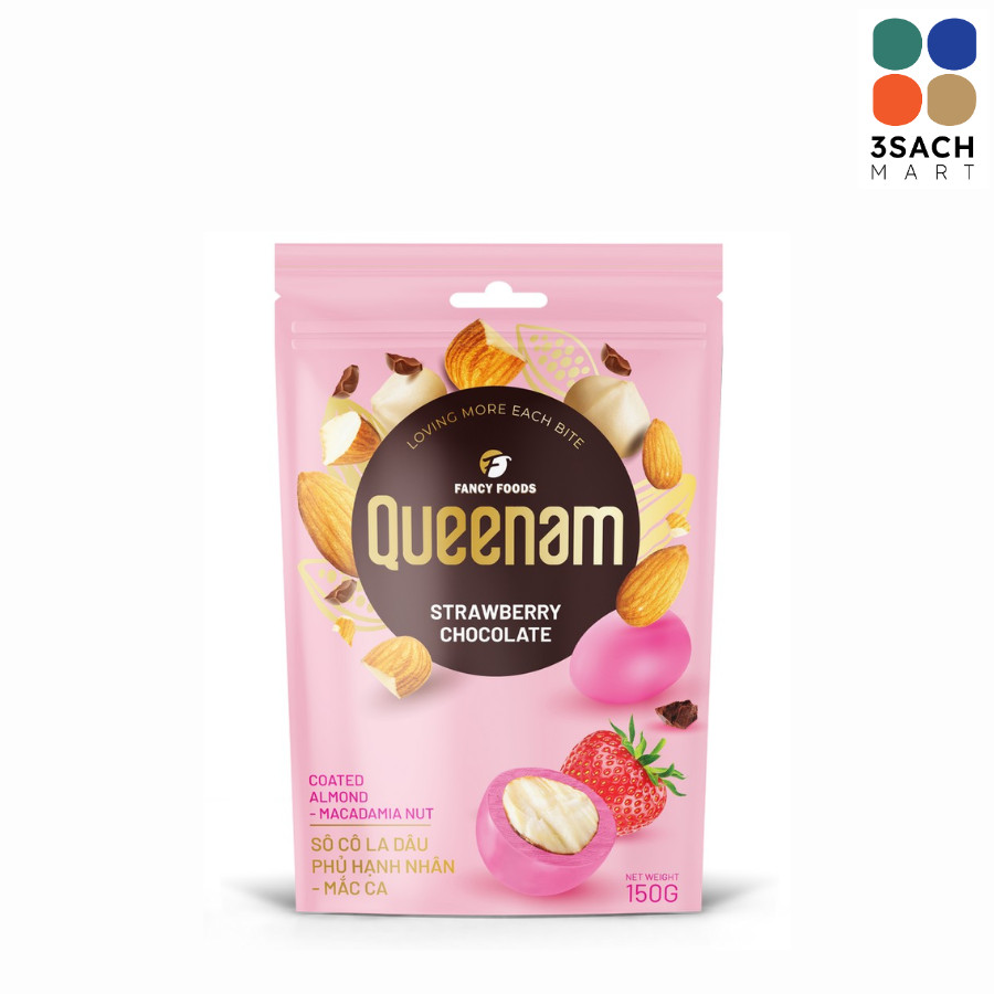  Sô Cô La Dâu Phủ Hạnh Nhân Mắc Ca QN (Gói 75g) 