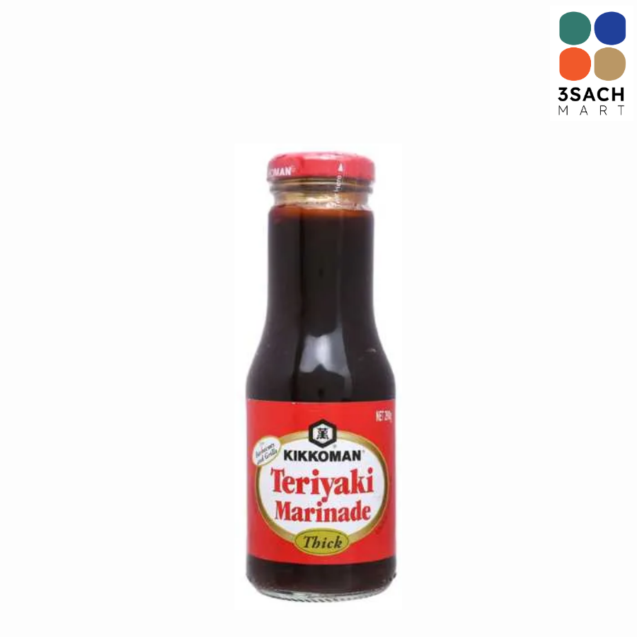  Sốt Tẩm Ướp Teriyaki Đậm Đặc Kikkoman (Chai 250ml) 