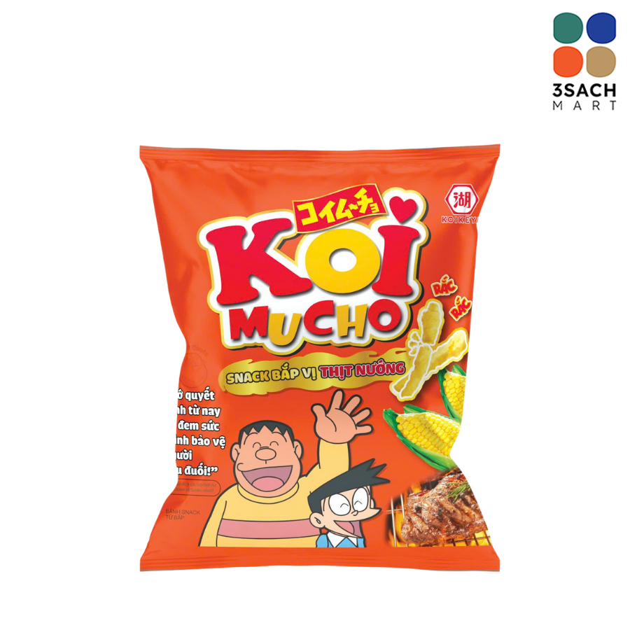  Snack Bắp Koimucho Vị Thịt Nướng (Gói 60g) 
