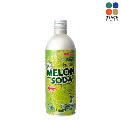  Nước Soda Sangaria Dưa Lưới (Chai 500ml) 