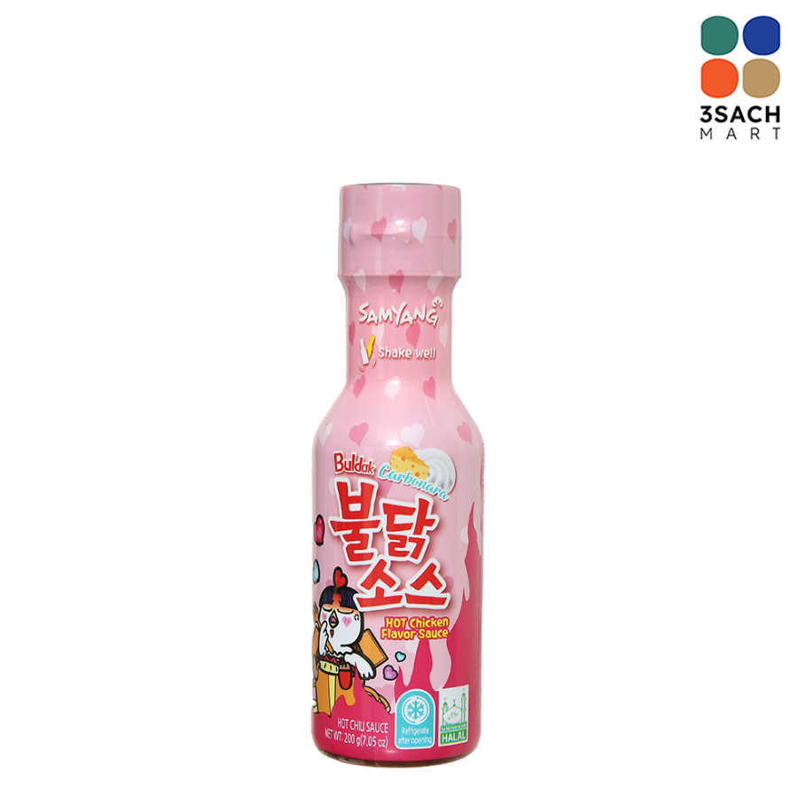 Sốt Chấm Samyang Vị Gà Cay Carbo (Chai 200g) 