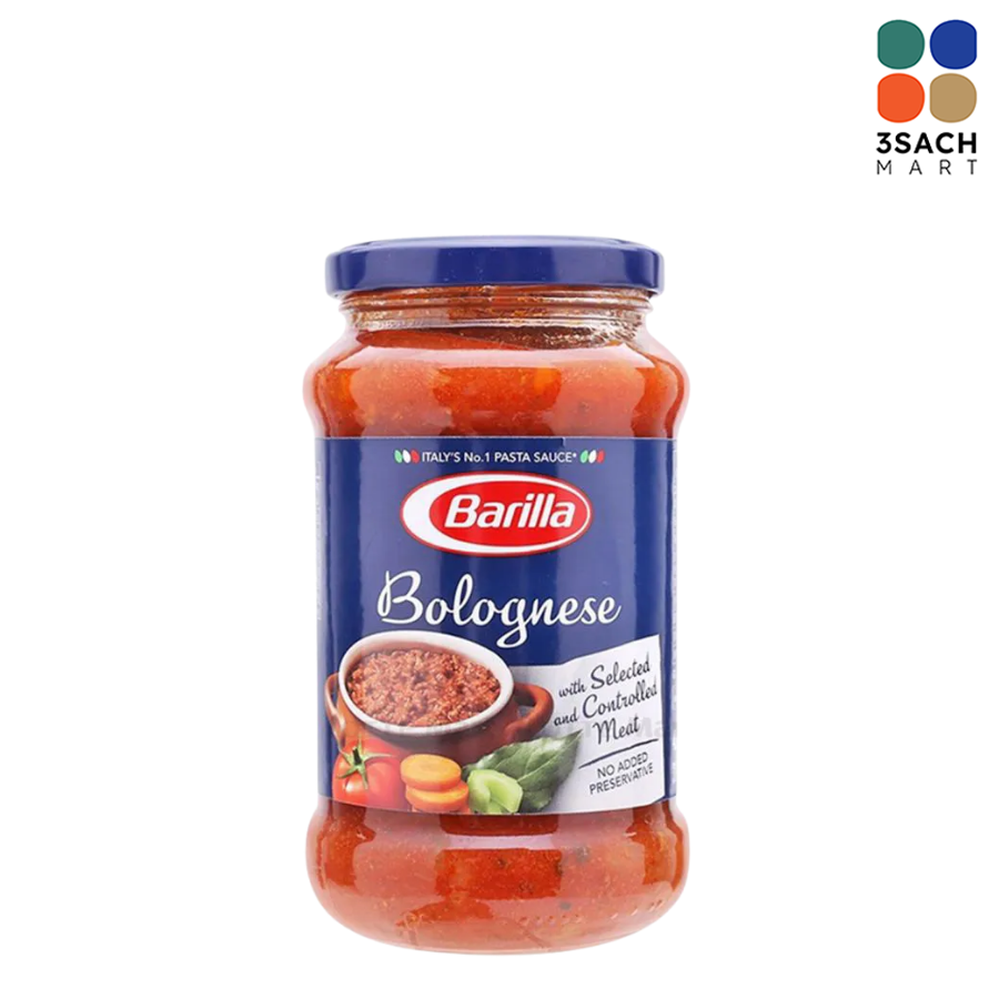  Sốt Thịt Barilla Bolognese (Hũ 400g) 