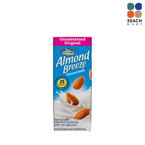  Sữa Hạnh Nhân Nguyên Chất Breeze (Hộp 180ml) 