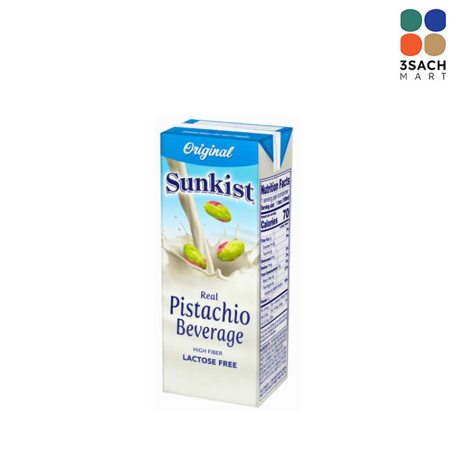  Sữa Hạt Dẻ Cười Nguyên Chất Sunkist (Hộp 180ml) 
