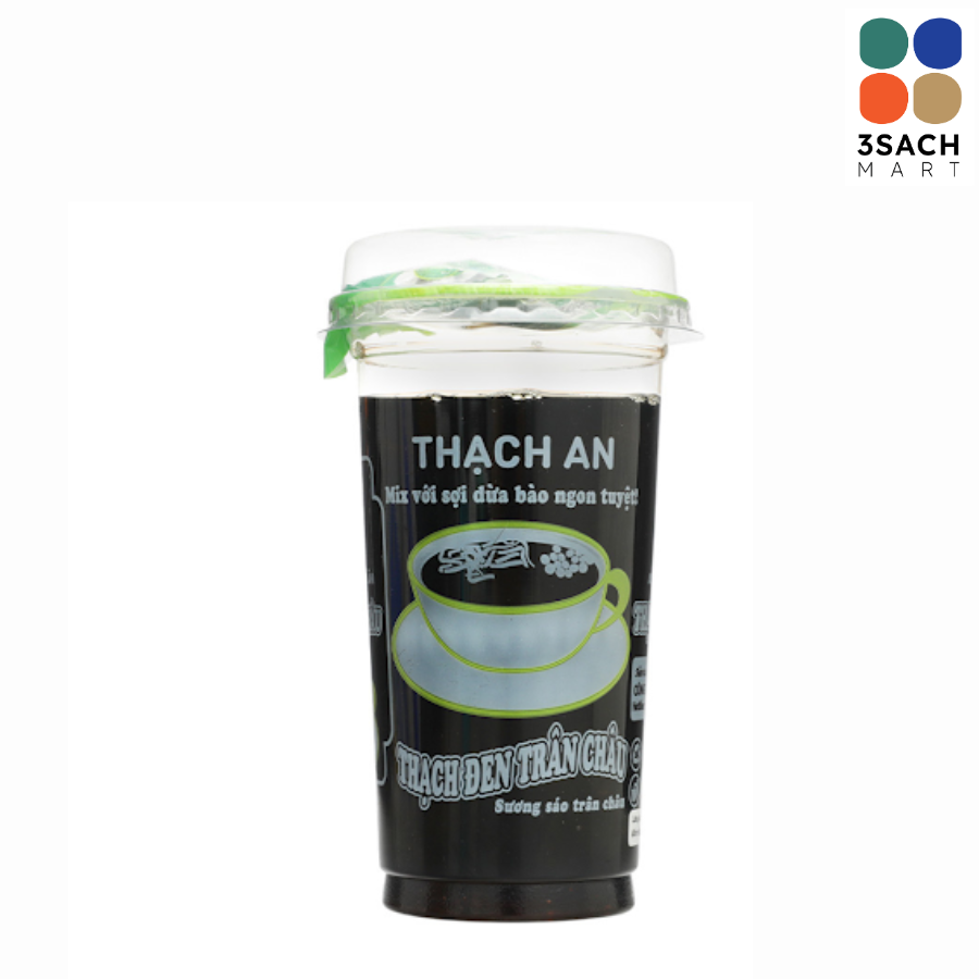  Thạch Đen Trân Châu Thạch An 280g (Ly) 