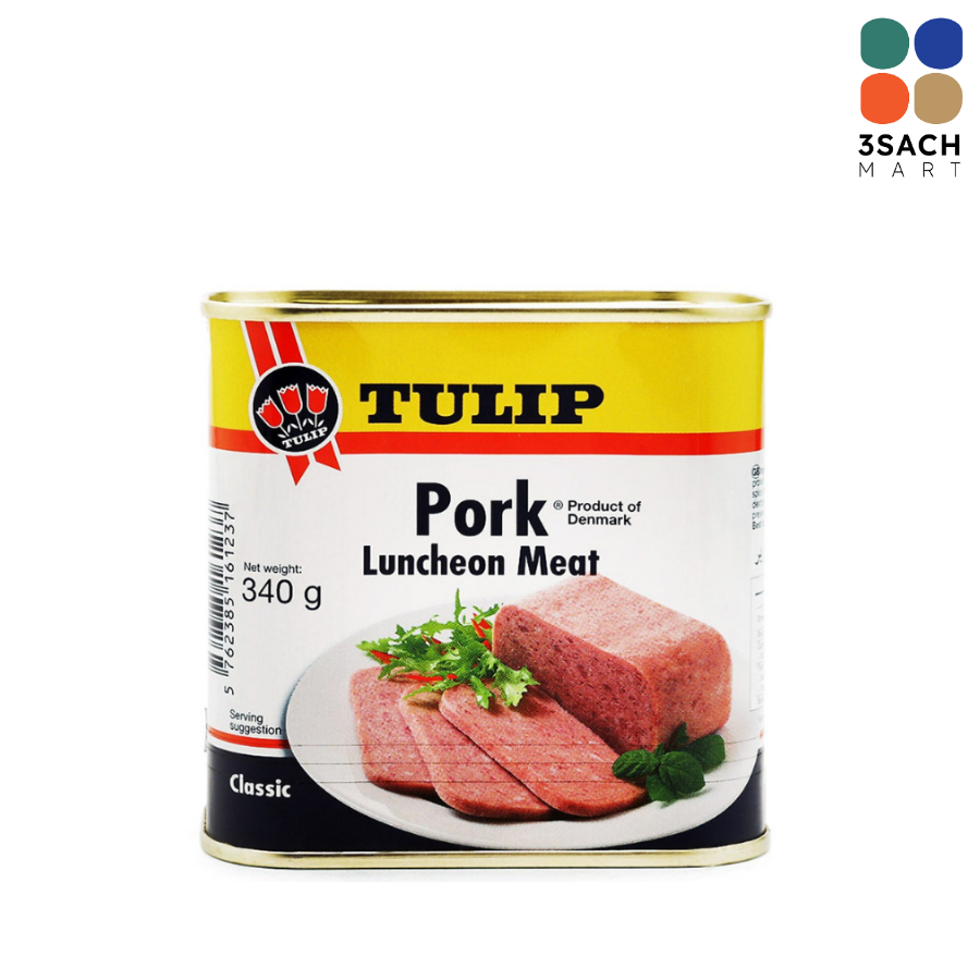  Thịt Heo Tulip Pork Luncheon Meat (Hộp 340g) 