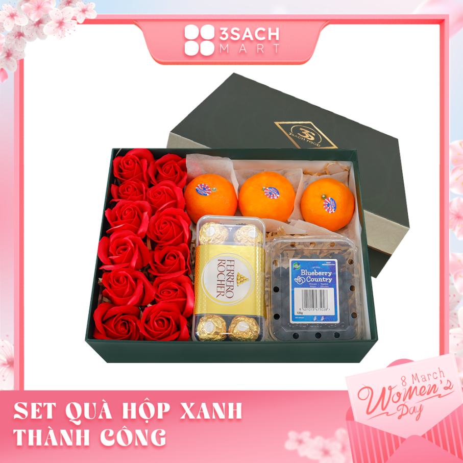  Set quà hộp xanh - Thành công 