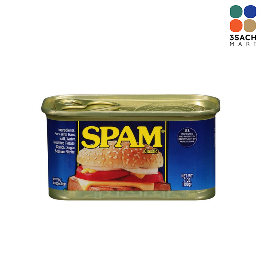  Thịt Hộp Hormel SPAM Classic (Hộp 198g) 