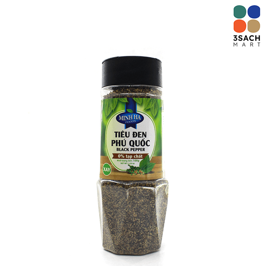  Tiêu Đen Pq Xay Nhuyễn Mh (Hộp 100g) 