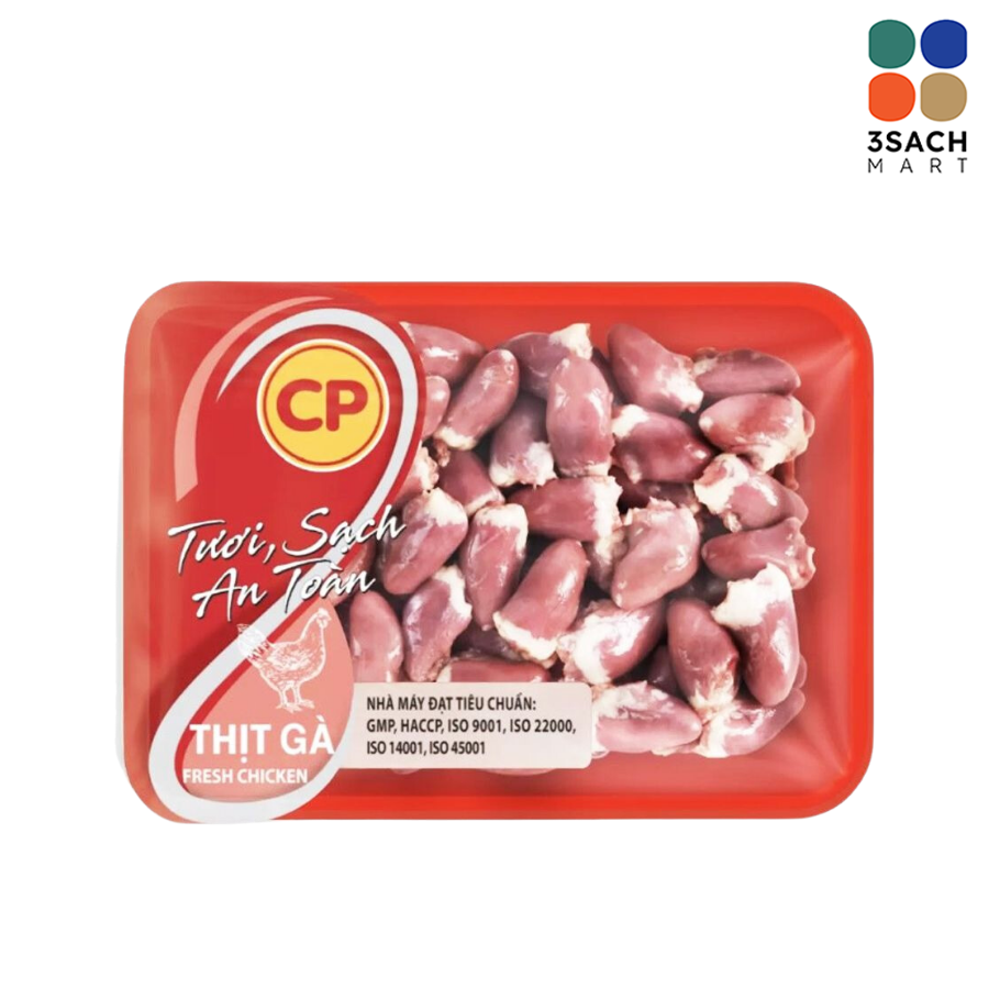  Tim Gà Tươi CP (Khay 500g) 