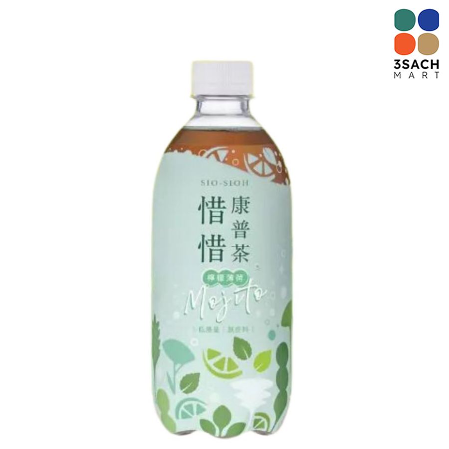 Trà Kombucha Chanh Bạc Hà Mojito Sio Sioh (Chai 420ml) 