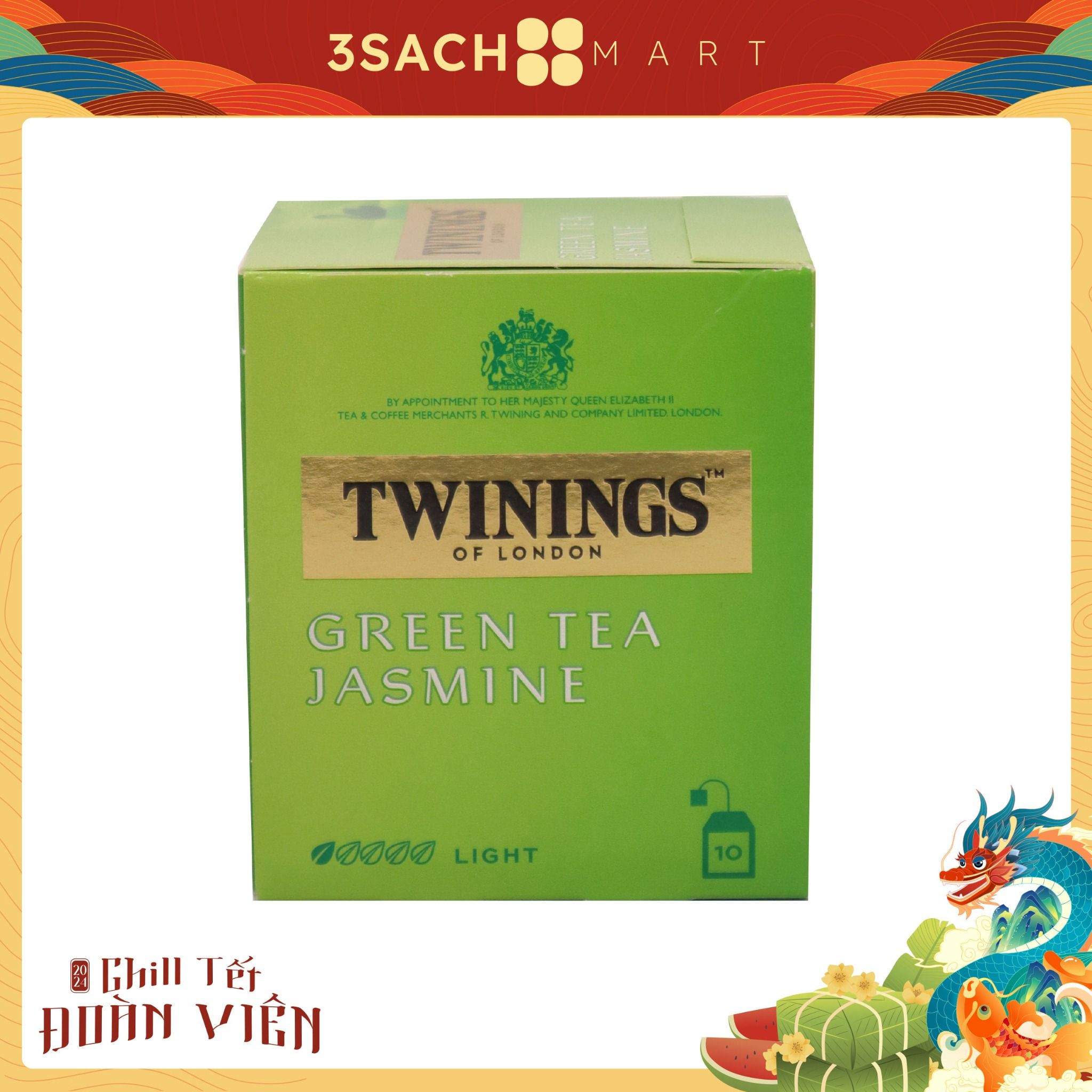  Trà Túi Lọc Twinings Breakfast Tea (Hộp 20Gx12) 