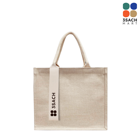  Túi Cói Vintage Phối Dây 3S 36x30x12cm (Cái) 