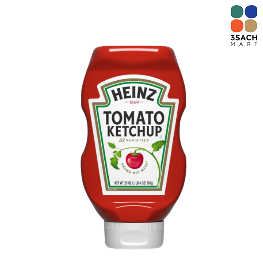  Tương Cà Ketchup Heinz Úp Ngược (Chai 567g) 