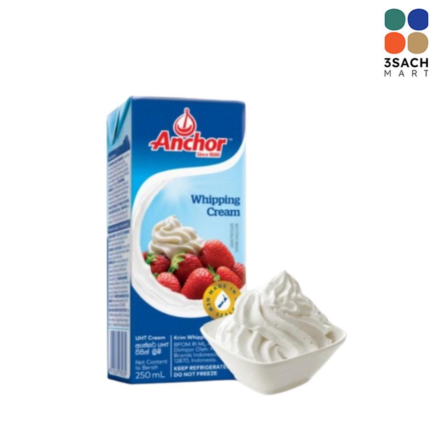  Whipping Cream Anchor 250ml (Hộp) 
