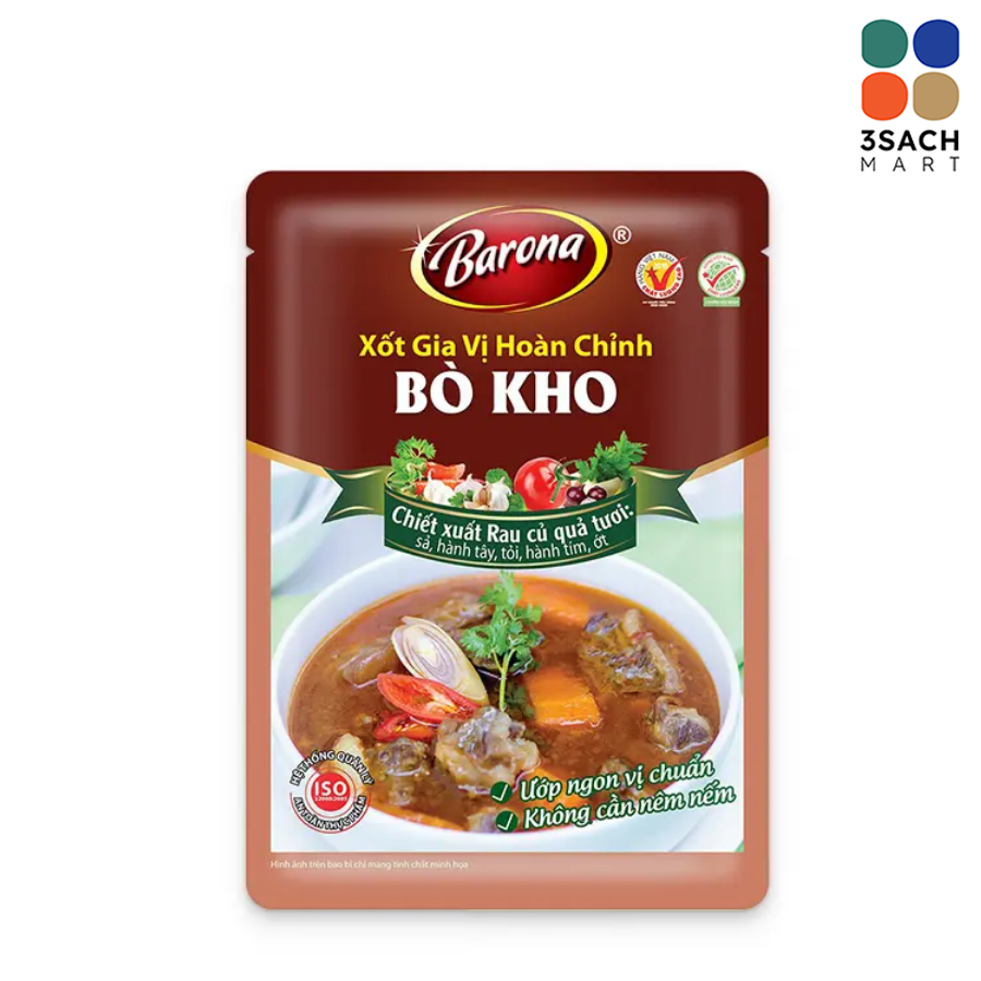  Xốt GVHC Bò Kho Barona (Gói 80g) 
