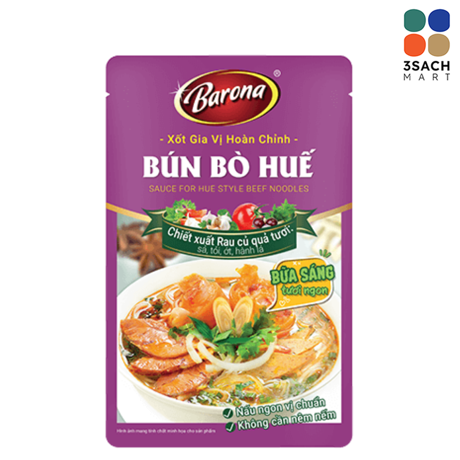  Xốt GVHC Bún Bò Huế Barona (Gói 110g) 