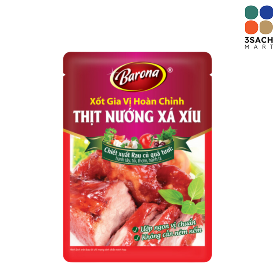  Xốt GVHC Thịt Nướng Xá Xíu Barona (Gói 80g) 