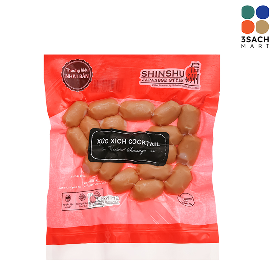  Xúc Xích Cocktail Shinshu (Gói 200g) 