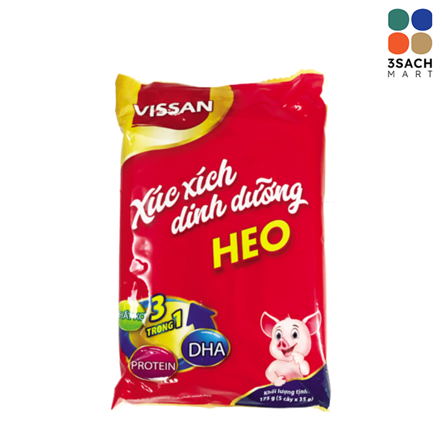  Xúc Xích Dinh Dưỡng Heo Vissan (Gói 5x35g) 