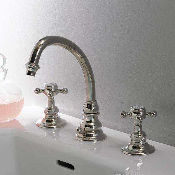  Vòi chậu rửa mặt cổ điển bằng đồng Éloise - 02260 