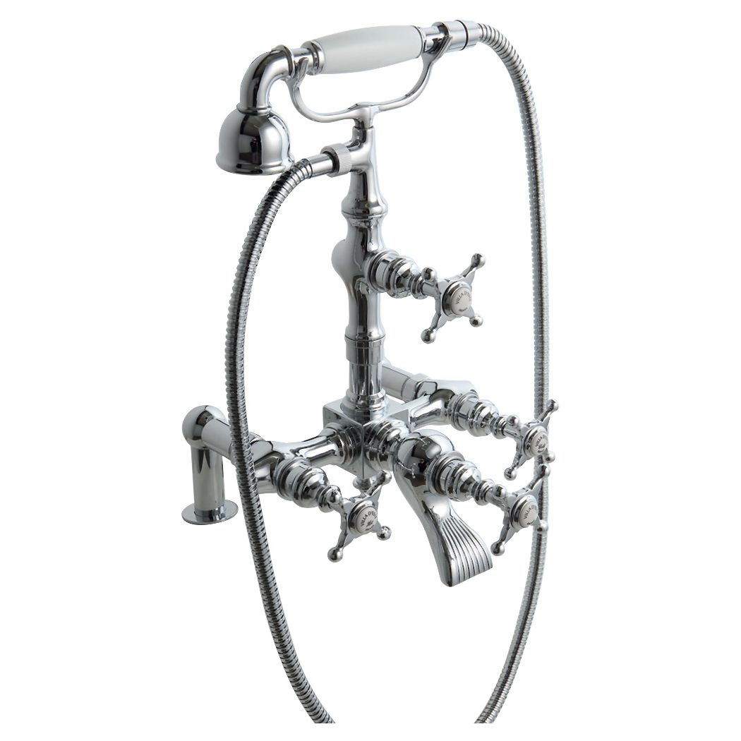  Vòi bồn tắm có sen cầm tay cổ điển bằng đồng Villa D'Este - 030102 