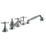  Vòi bồn tắm có sen cầm tay 5 lỗ cổ điển bằng đồng Villa D'Este - 030108 