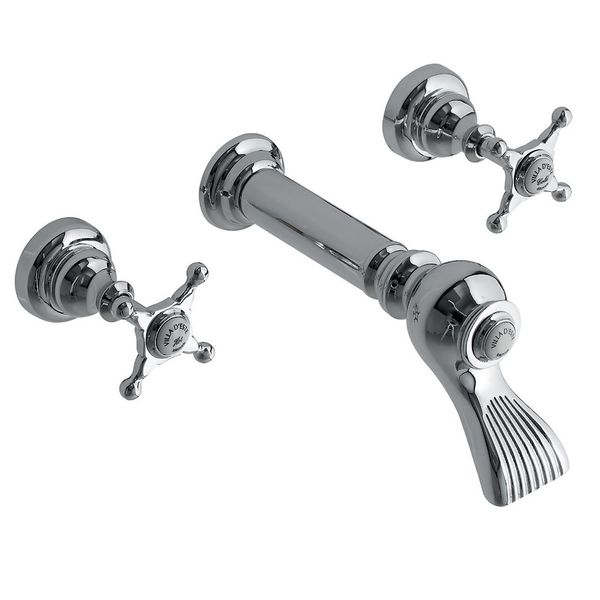  Vòi chậu lavabo cổ điển gắn tường bằng đồng Villa D'Este - 030206 