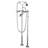  Vòi bồn tắm gắn sàn có sen cầm tay cổ điển bằng đồng Victoria - 060103 