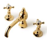  Vòi chậu lavabo 3 lỗ cổ điển bằng đồng Victoria - 060201 