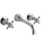  Vòi chậu lavabo gắn tường cổ điển bằng đồng Victoria - 060206 