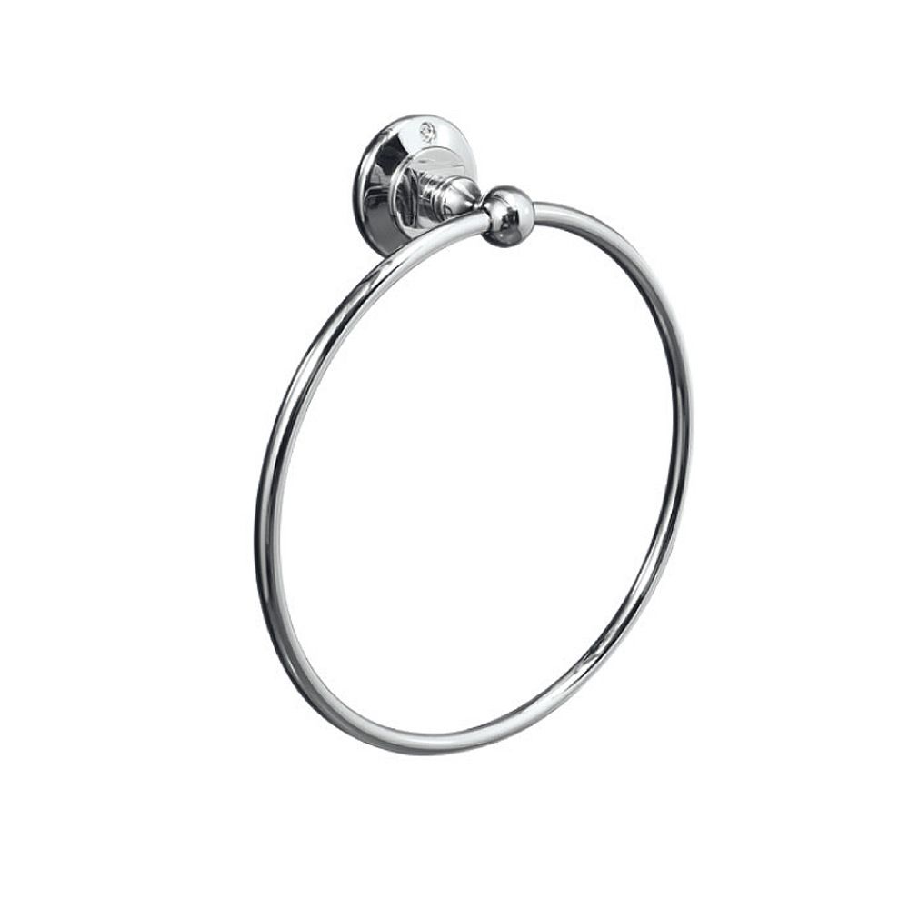  Móc tròn treo khăn phòng tắm cổ điển bằng đồng Victoria - 060604 