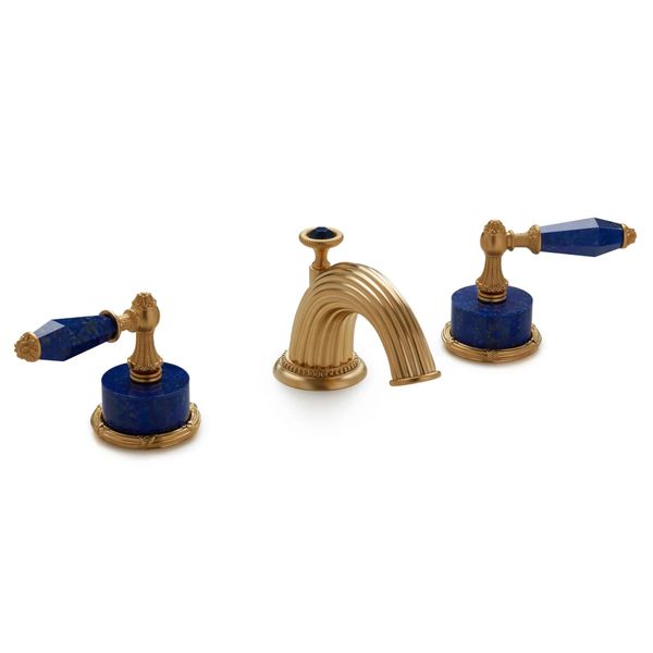  Vòi chậu lavabo cổ điển Lapis Lazuli bằng đồng - 0914BSN813-LAPI 